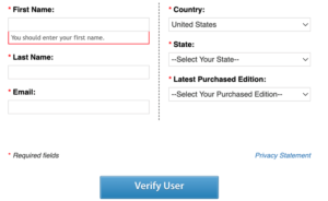 Updating Email Address