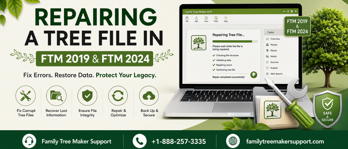 Repairing a Tree File in FTM