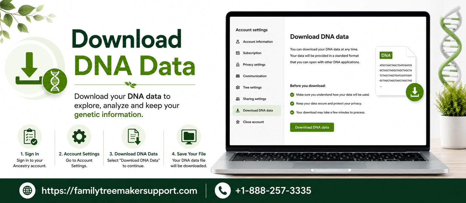 download DNA data