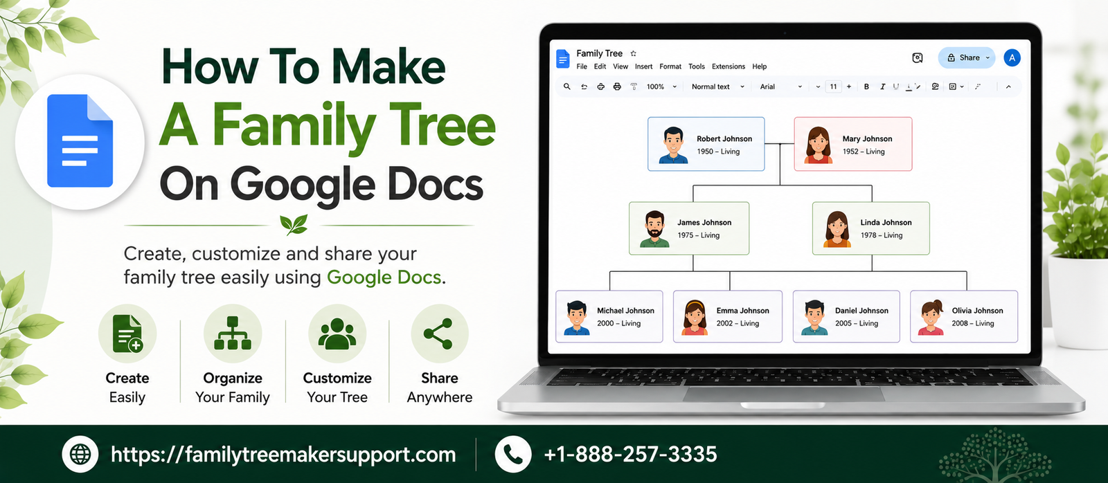 Create a Family Tree on Google Docs
