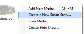 Create a New Smart Story