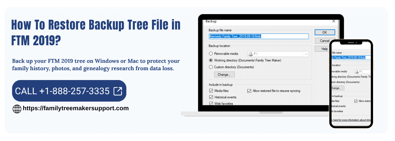 Backup tree file in ftm 2019